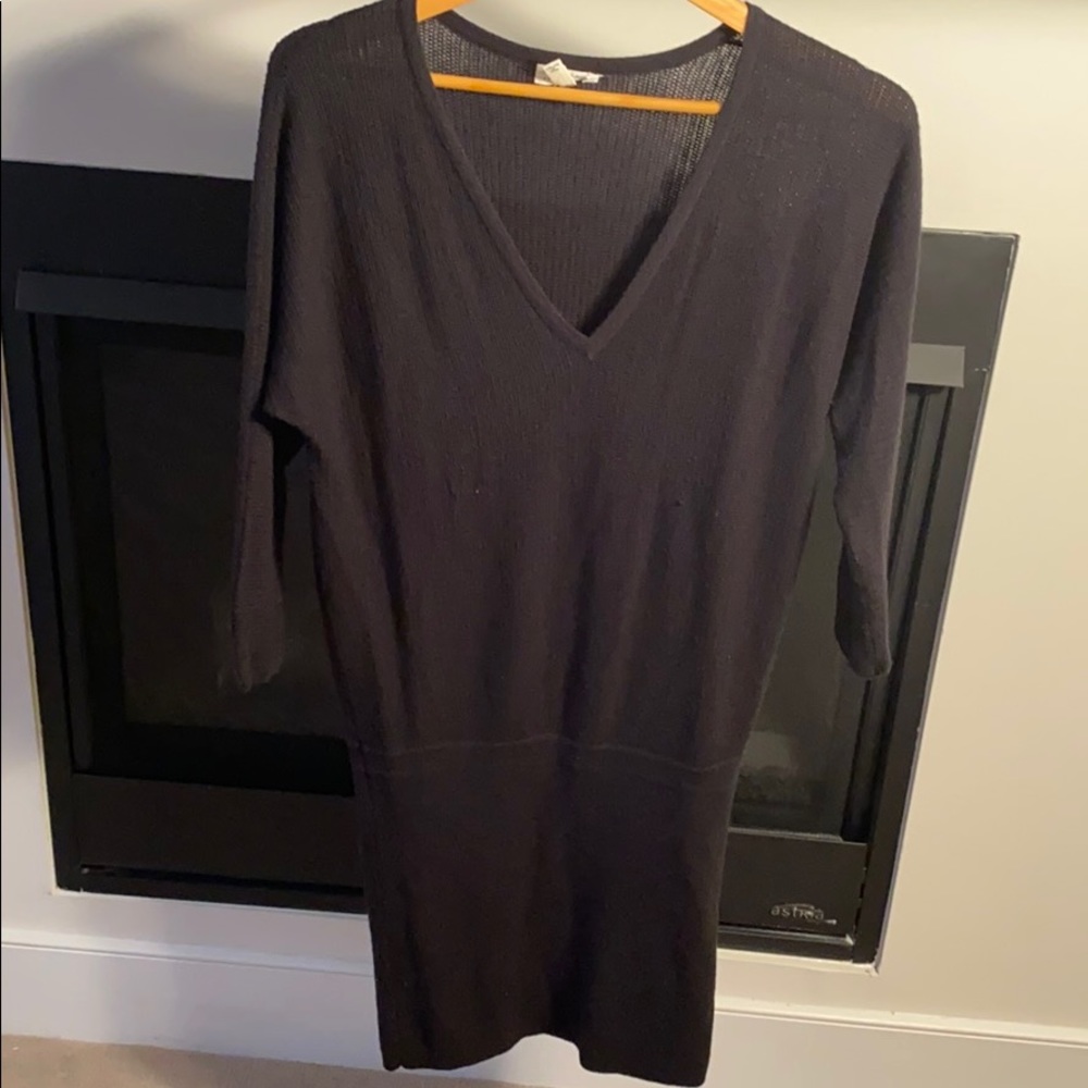 Soft Joie black sweater dress
